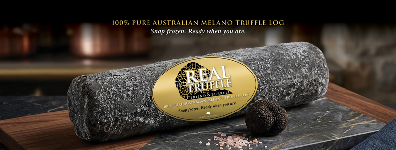 Friend &amp; Burrell Real Truffle Log in its original packaging